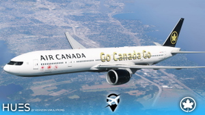 Official Air Canada C-FITW | Go Canada Go Olympic livery | 8K | PMDG 777-300ER thumbnail 3