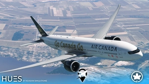 Official Air Canada C-FITW | Go Canada Go Olympic livery | 8K | PMDG 777-300ER thumbnail 4