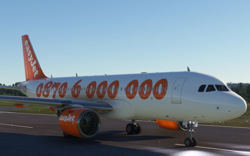 [A32NX] old easyjet number livery [8K]