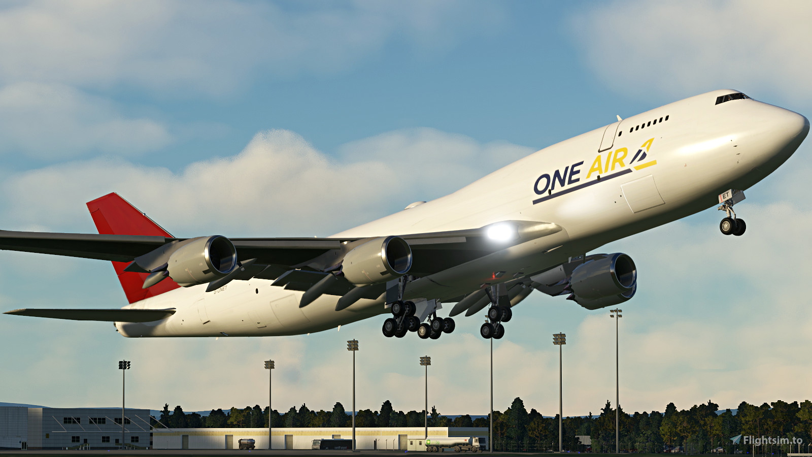 One Air Cargo 747-8 (BDSF) G-UNET for Microsoft Flight