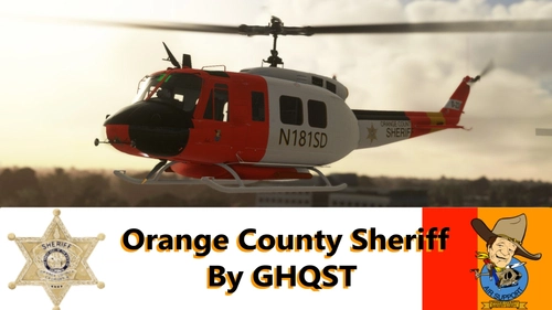 𝗢𝗨𝗧𝗗𝗔𝗧𝗘𝗗 Orange County Sheriff UH-1 Huey