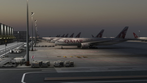 OTHH Hamad Intl FSLTL Static Aircraft thumbnail 3