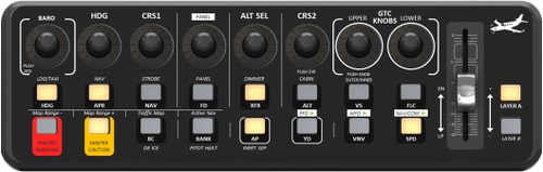 Overlay for X-Touch Mini for Daher TBM 930