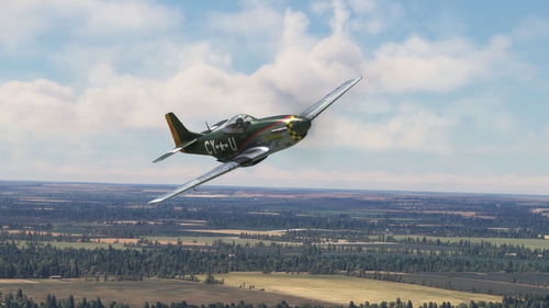 "Gunfighter" Livery for Aeroplane Heaven P-51D
