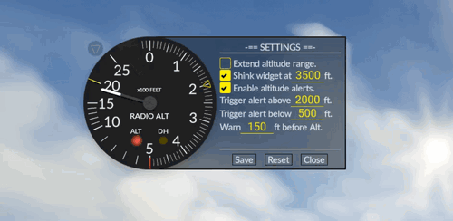 p42 - flow - radio altimeter