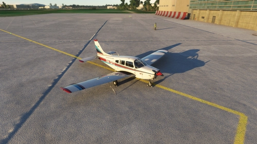 Just Flight PA 28 Warrior II Malaysian Flying Academy (9M-SKQ) reworked