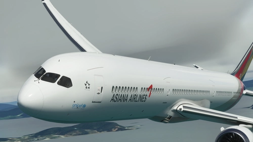 [DISCONTINUED] - [PACK] Asobo Boeing 787-10 Asiana Airlines with Windshield variant 8K
