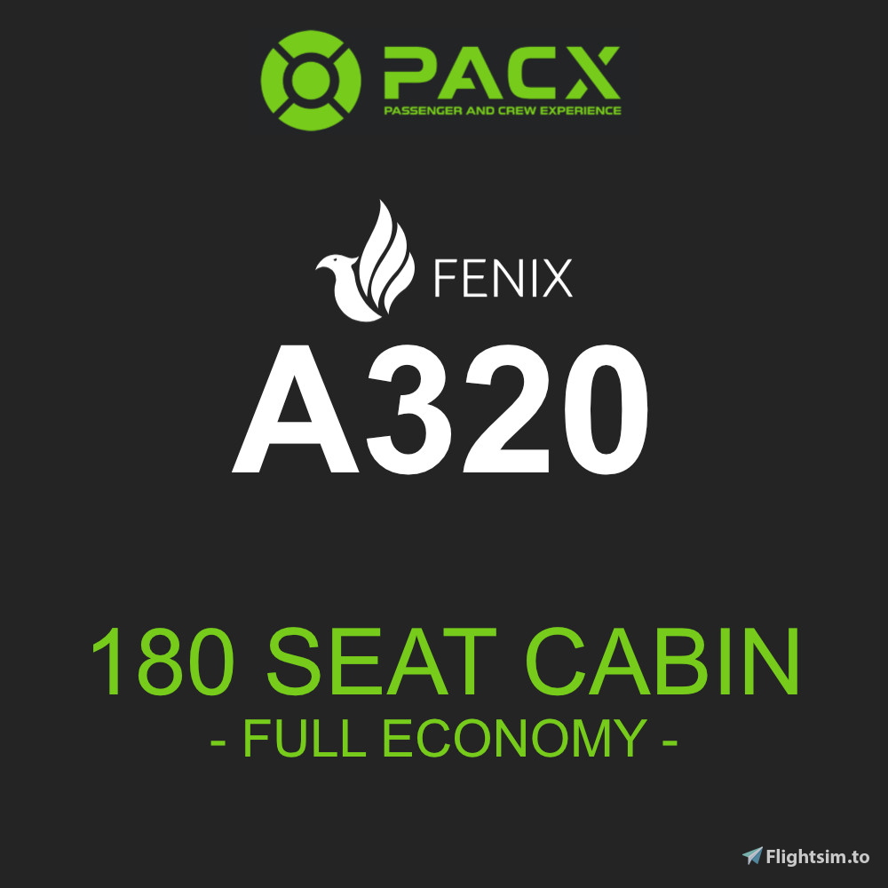 Flightsim.to - Activities - Release - [PACX] Fenix A320 Cabin Layout