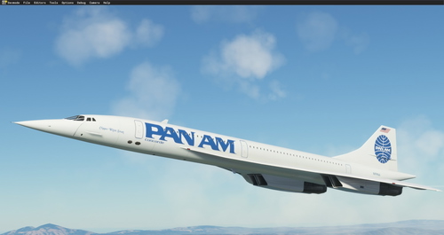 PAN AM CONCORDE - Clipper White Swan 