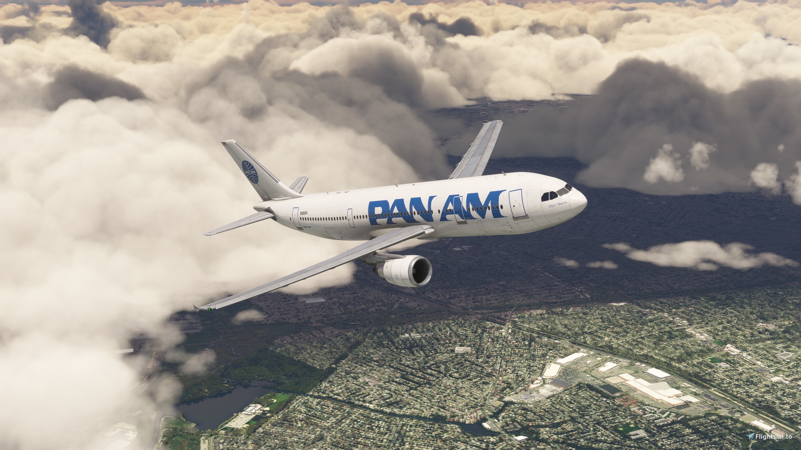 Pan Am (N202PA) - iniBuilds A300 - Aircraft Liveries for MSFS
