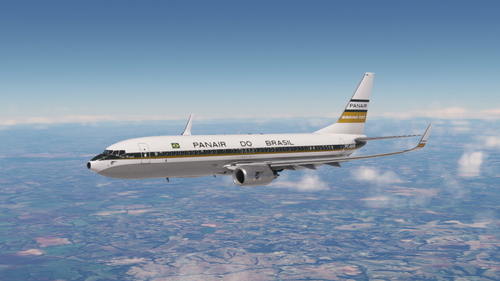 Panair Do Brasil  -(PC-MAR) - 8k-resolution - PMDG 737-800