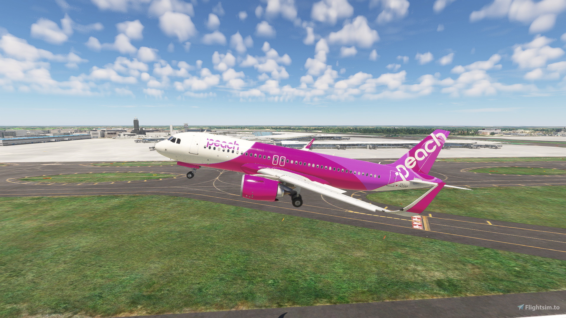 S*o様 Peach A320 JA08VA Fly Peach to AMAM JC Wings EW4320014 Airbus A320 Peach Aviation 