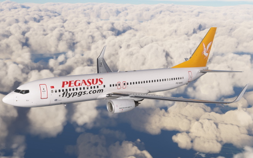 Pegasus Airlines Boeing 737-800 PMDG BW TC-AAJ (2009)