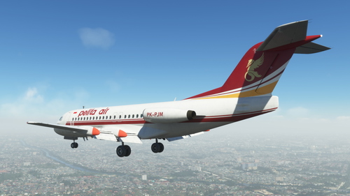 Pelita Air Service F28-4000 PK-PJM