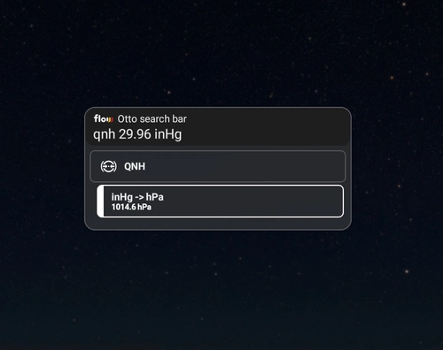 Pressure conversion widget for Flow Pro
