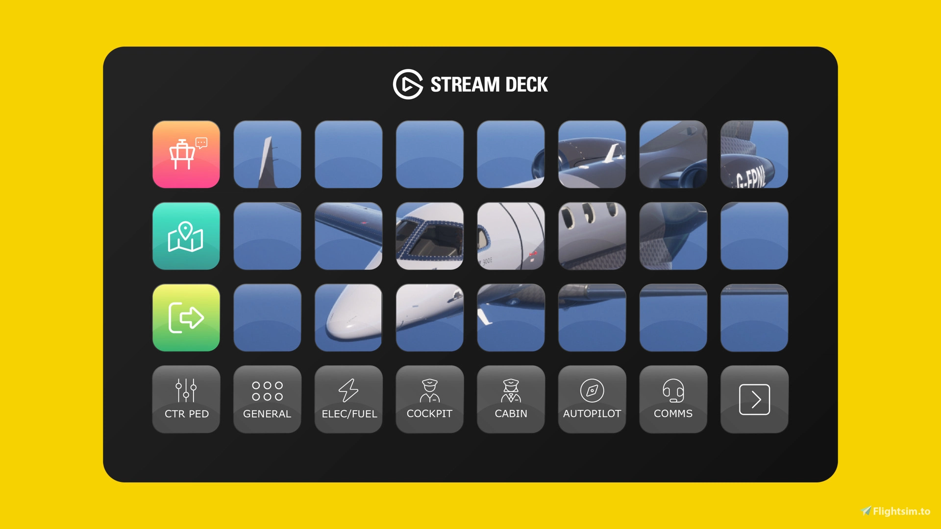 Phenom 300E Stream Deck Profile