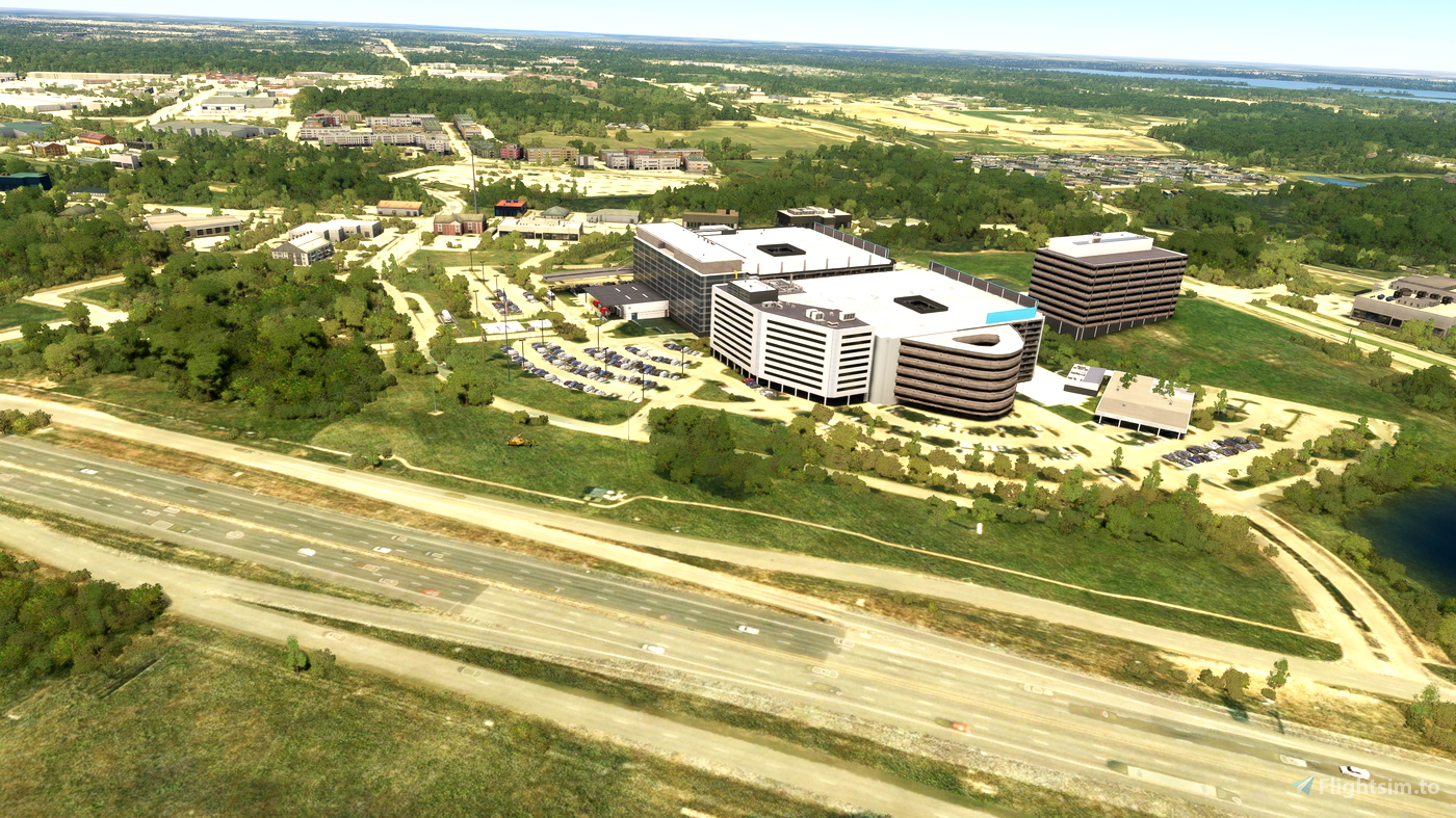 PHI Base at Medical City Denton, TX for Microsoft Flight Simulator MSFS