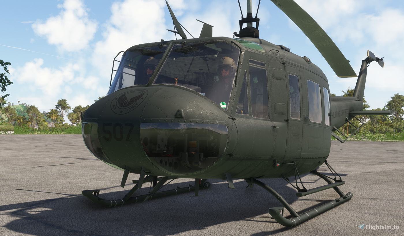 Philippine Air Force 507 Livery for Taog's Hangar B205 UH1H für