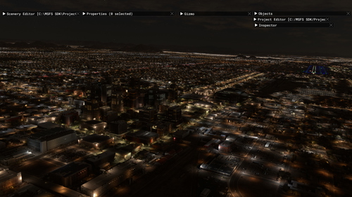 Phoenix downtown night enhancement