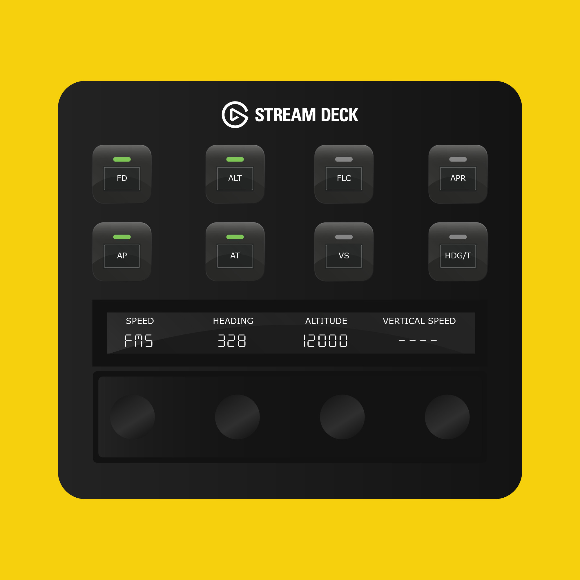 Pilatus PC-12 Stream Deck + Autopilot Panel
