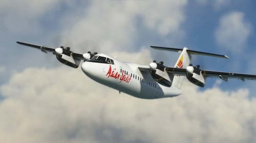 Pilot's DeHavilland Canada DHC-7 Asian Spirit