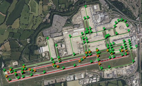 PILOT2ATC - EGKK London - Gatwick, England UK, taxiways & gates