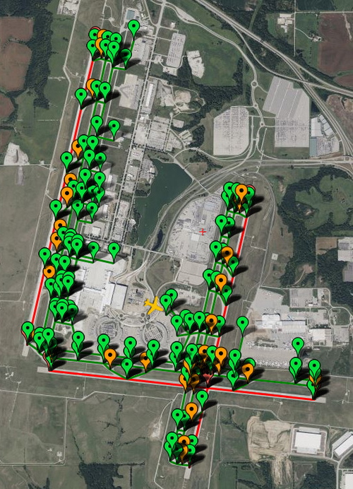 PILOT2ATC - KMCI Kansas City, MO USA, taxiways & gates