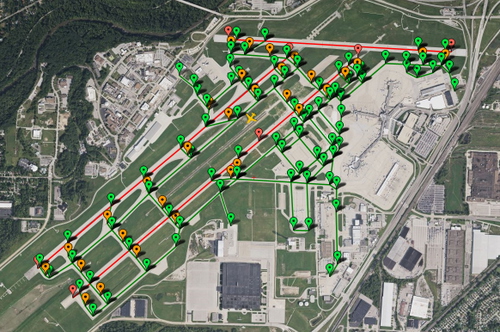 PILOT2ATC - KCLE Cleveland, OH USA, taxiways & gates