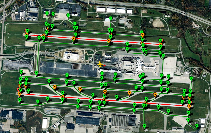 PILOT2ATC KCMH Columbus, Ohio USA, taxiways & gates for Microsoft