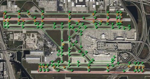 PILOT2ATC - KFLL Ft Lauderdale, FL USA, taxiways & gates