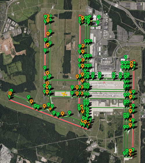 PILOT2ATC - KIAD Washington Dulles, DC USA, taxiways & gates