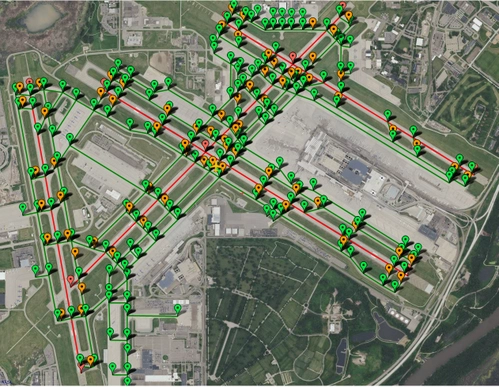 PILOT2ATC - KMSP Minneapolis - St. Paul, MN USA, taxiways & gates