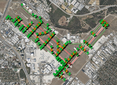 PILOT2ATC - KSAT San Antonio, Texas USA, taxiways & gates