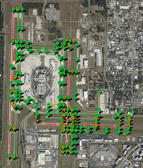 PILOT2ATC - KTPA Tampa, FL USA, taxiways & gates