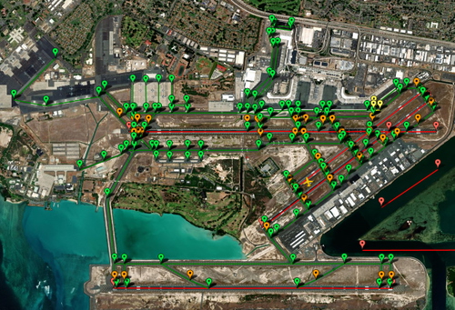 PILOT2ATC - PHNL Honolulu, Hawaii USA, taxiways & gates
