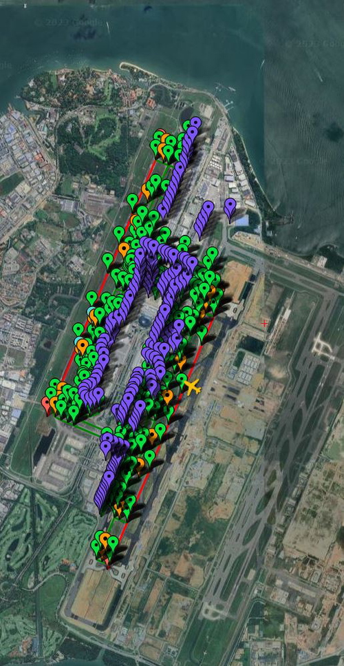 PILOT2ATC - WSSS Singapore Changi , taxiways & gates