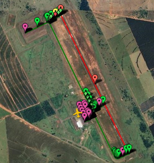 Pilot2ATC Bauru-Arealva SBAE Taxiways and Gates
