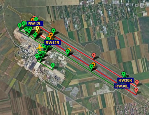 Pilot2ATC Belgrade LYBE Taxiways and Gates