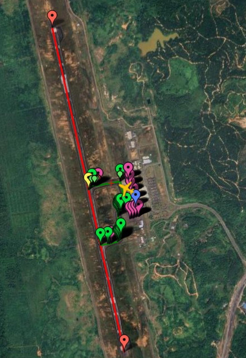 Pilot2ATC Bintulu WBGB Taxiways and Gates