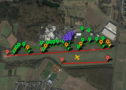 Pilot2ATC Frankfurt-Egelsbach EDFE Taxiways and Gates
