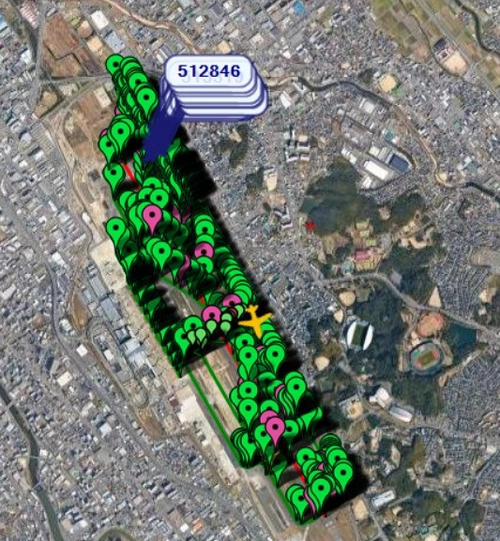 Pilot2ATC Fukuoka RJFF Taxiways and Gates
