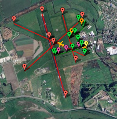 Pilot2ATC Gisborne NZGS Taxiways and Gates