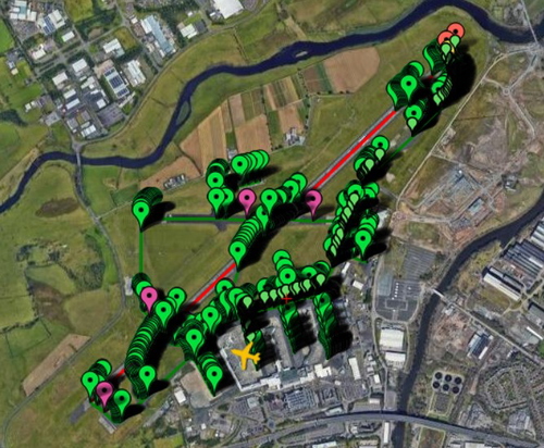 Pilot2ATC Glasgow EGPF Taxiways and Gates