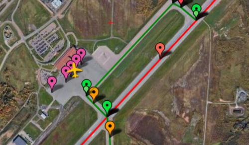 Pilot2ATC Greater Moncton CYQM Taxiways and Gates