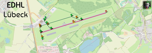 Pilot2ATC Lübeck EDHL Taxiways and Gates 