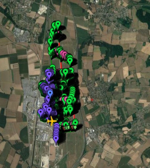 Pilot2ATC Lyon LFLL Taxiways and Gates