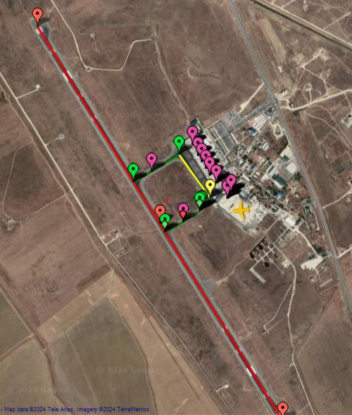 Pilot2ATC Makhachkala-Uytash URML Taxiways and Gates