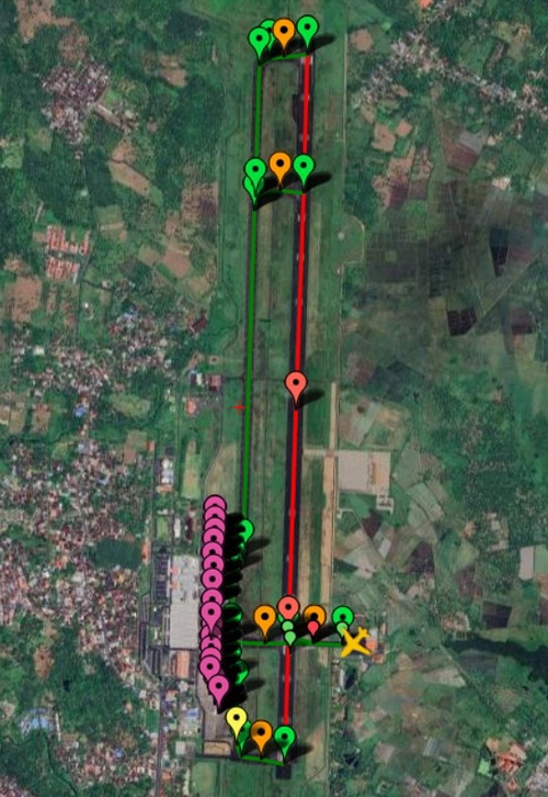 Pilot2ATC Manado - Sam Ratulangi WAMM Taxiways and Gates