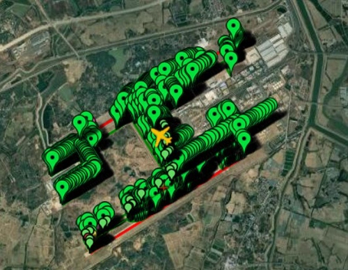Pilot2ATC Nanjing-Lukou ZSNJ Taxiways and Gates