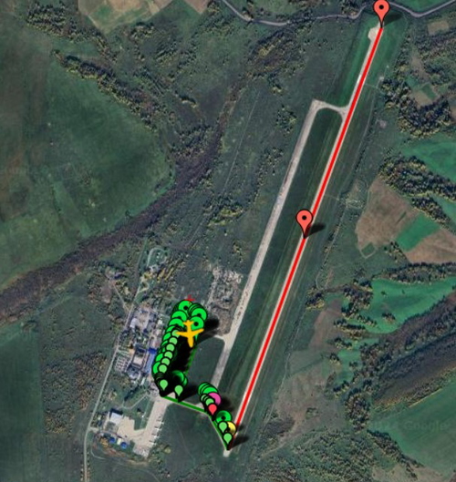 Pilot2ATC Novokuznetsk UNWW Taxiways and Gates
